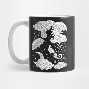 Noncolored Fairytale Weather Forecast Print Mug